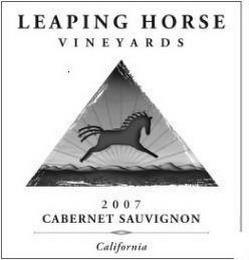 LEAPING HORSE VINEYARDS 2007 CABERNET SAUVIGNON CALIFORNIA trademark