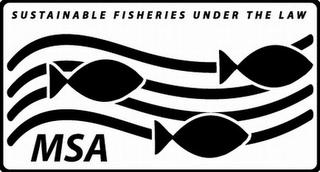 SUSTAINABLE FISHERIES UNDER THE LAW MSA trademark