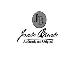 JB JACK BLACK AUTHENTIC AND ORIGINAL trademark