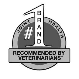 JOINT HEALTH #1 BRAND RECOMMENDED BY VETERINARIANS trademark