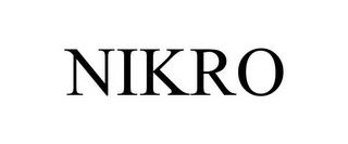 NIKRO trademark