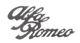 ALFA ROMEO trademark