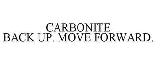 CARBONITE BACK UP. MOVE FORWARD. trademark