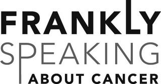 FRANKLY SPEAKING ABOUT CANCER trademark