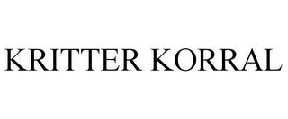 KRITTER KORRAL trademark