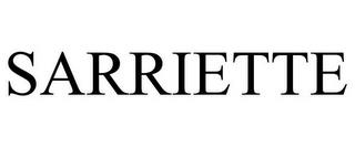 SARRIETTE trademark