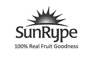 SUNRYPE 100% REAL FRUIT GOODNESS trademark