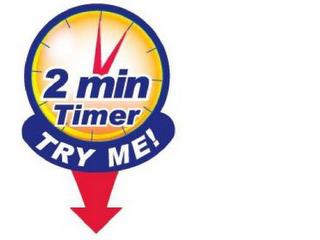 2 MIN TIMER TRY ME! trademark