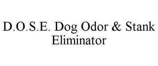 D.O.S.E. DOG ODOR & STANK ELIMINATOR trademark