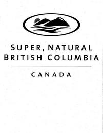 SUPER, NATURAL BRITISH COLUMBIA CANADA trademark