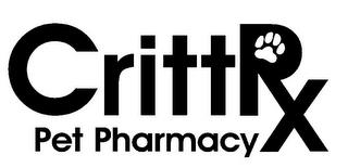 CRITTRX PET PHARMACY trademark