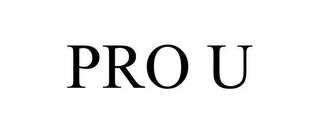 PRO U trademark