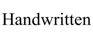 HANDWRITTEN trademark