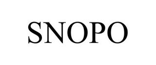 SNOPO trademark