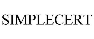 SIMPLECERT trademark