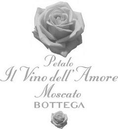 PETALO IL VINO DELL' AMORE MOSCATO BOTTEGA trademark