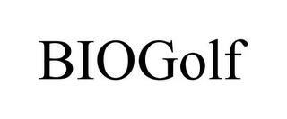 BIOGOLF trademark