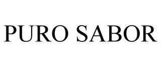 PURO SABOR trademark