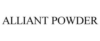 ALLIANT POWDER trademark