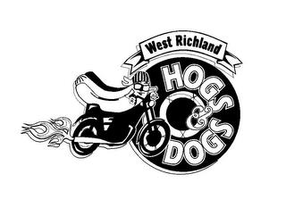 HOGS & DOGS WEST RICHLAND trademark