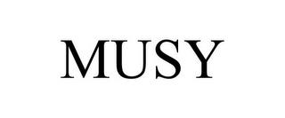 MUSY trademark