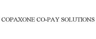 COPAXONE CO-PAY SOLUTIONS trademark