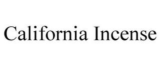 CALIFORNIA INCENSE trademark