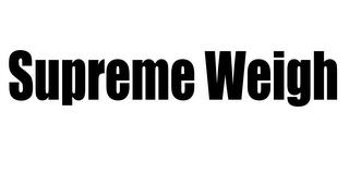 SUPREME WEIGH trademark