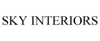 SKY INTERIORS trademark