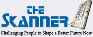 THE SKANNER CHALLENGING PEOPLE TO SHAPE A BETTER FUTURE NOW trademark