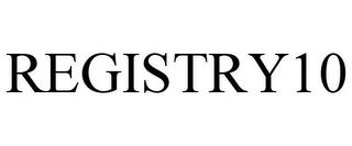 REGISTRY10 trademark