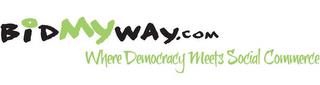 BIDMYWAY.COM WHERE DEMOCRACY MEETS SOCIAL COMMERCE trademark