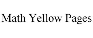 MATH YELLOW PAGES trademark