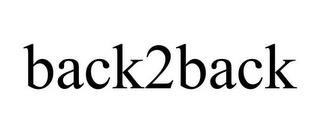 BACK2BACK trademark