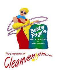 BOBBY PAGE'S DRY CLEANERS & SHIRT LAUNDRY "THE COMPOSERS OF CLEANVENIENCE" trademark