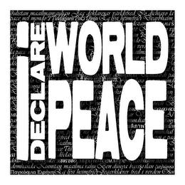 I DECLARE WORLD PEACE trademark