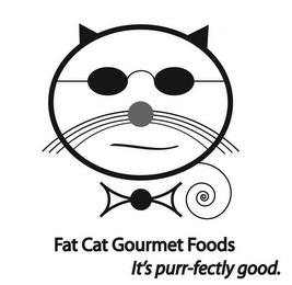 FAT CAT GOURMET CONDIMENTS AND HOT SAUCES IT'S PURR-FECTLY GOOD. trademark