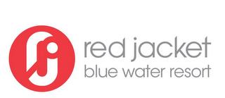 RJ RED JACKET BLUE WATER RESORT trademark