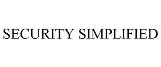 SECURITY SIMPLIFIED trademark