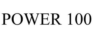 POWER 100 trademark