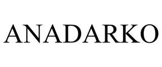 ANADARKO trademark