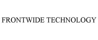 FRONTWIDE TECHNOLOGY trademark