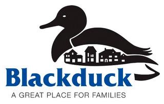 BLACKDUCK A GREAT PLACE FOR FAMILIES trademark