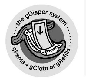 THE GDIAPER SYSTEM GPANTS + GCLOTH OR GREFILLS trademark