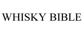 WHISKY BIBLE trademark