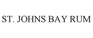 ST. JOHNS BAY RUM trademark