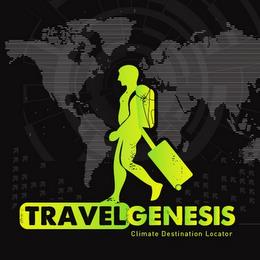 TRAVELGENESIS CLIMATE DESTINATION LOCATOR trademark