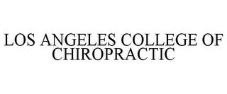 LOS ANGELES COLLEGE OF CHIROPRACTIC trademark