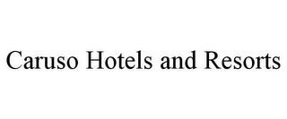 CARUSO HOTELS AND RESORTS trademark