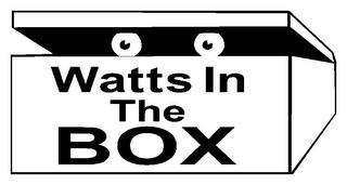 WATTS IN THE BOX trademark